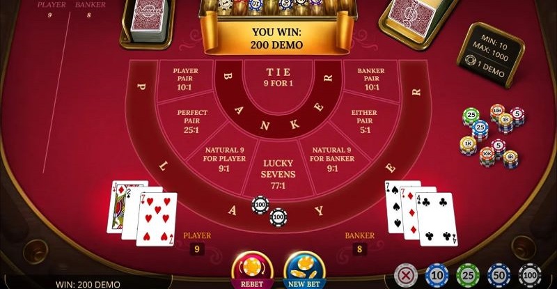 Nguyên tắc chơi game Baccarat online